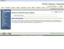 Tablet Screenshot of pacshistory.org